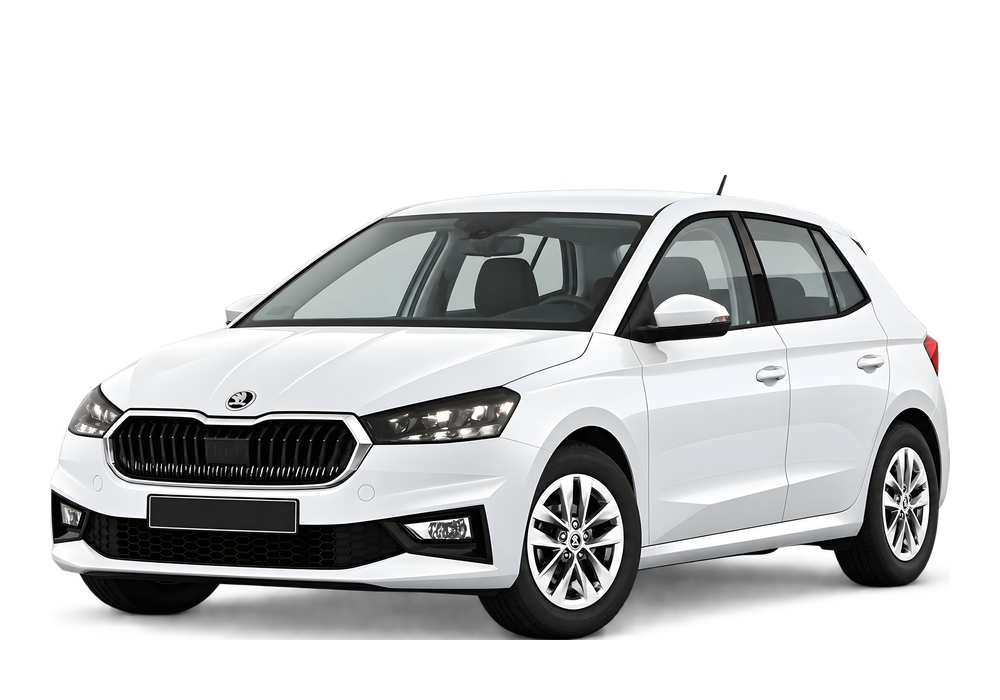 Skoda Fabia Kompaktwagen mit Schrägheck und LED-Scheinwerfern