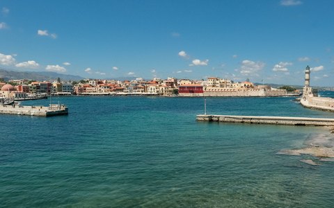 Der venezianische Hafen von Chania