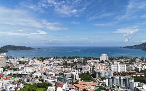 Gegend von Patong an der Westküste von Phuket